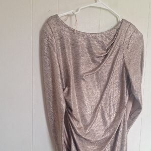 R&M Richards Petite Gold Dress